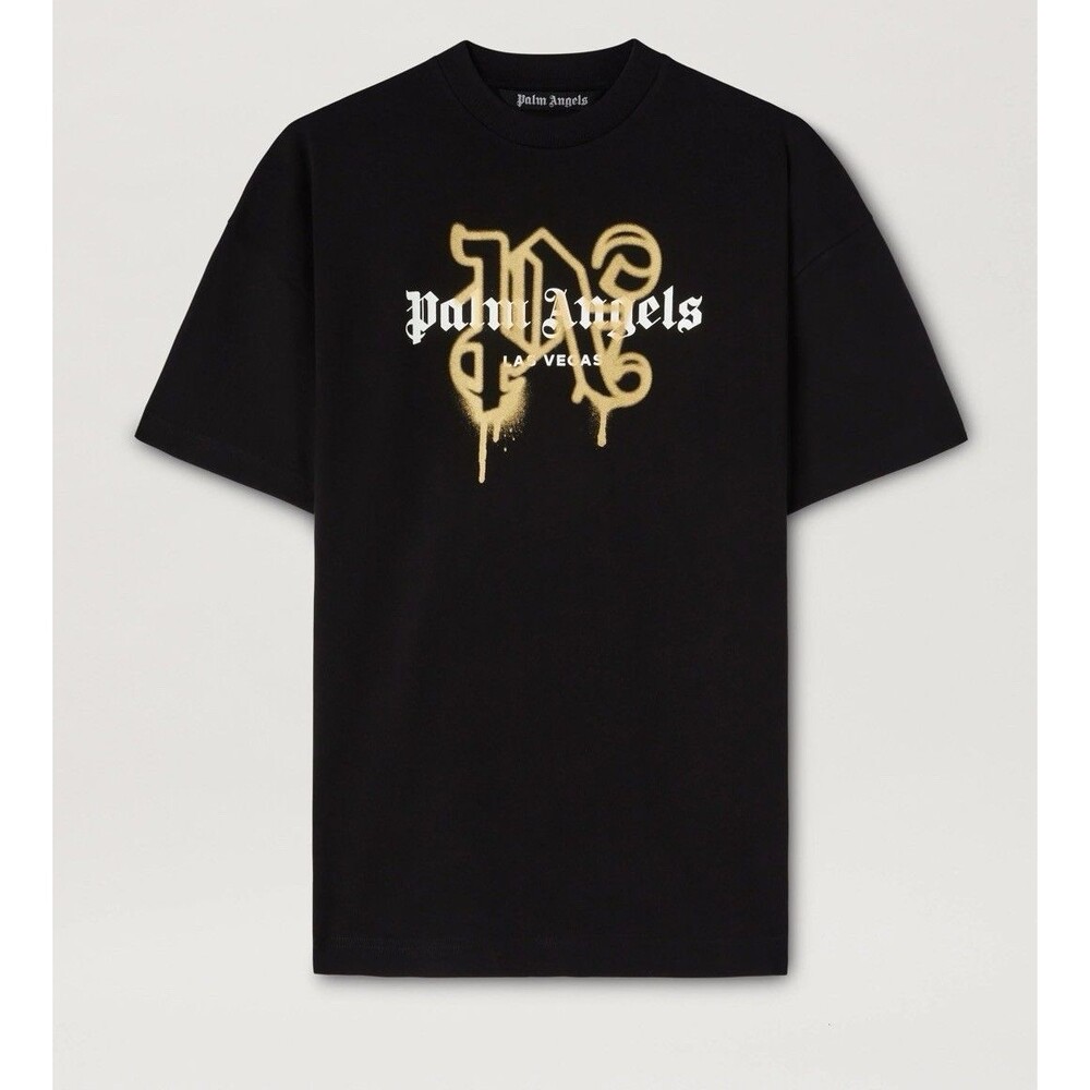 NWT Palm Angels LV Las Vegas  Monogram  Spray Tee Tshirt M Medium Retail: $295